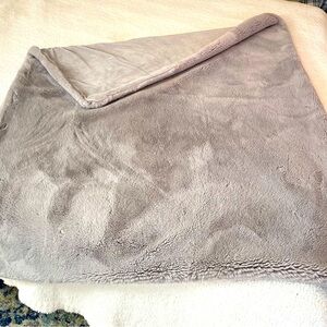 Anthropologie Sophie Faux Fur Throw Blanket